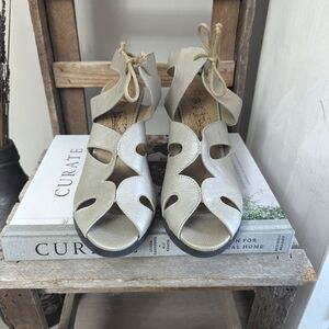 Fly London Leather Wedge Sandals